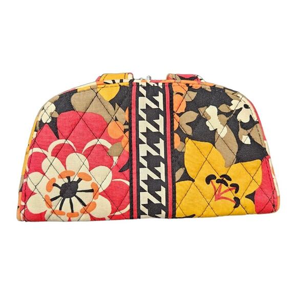 Vera Bradley Kiss N Snap Bittersweet Floral Wallet Clutch Organizer Rare 8" Inch - Picture 2 of 13